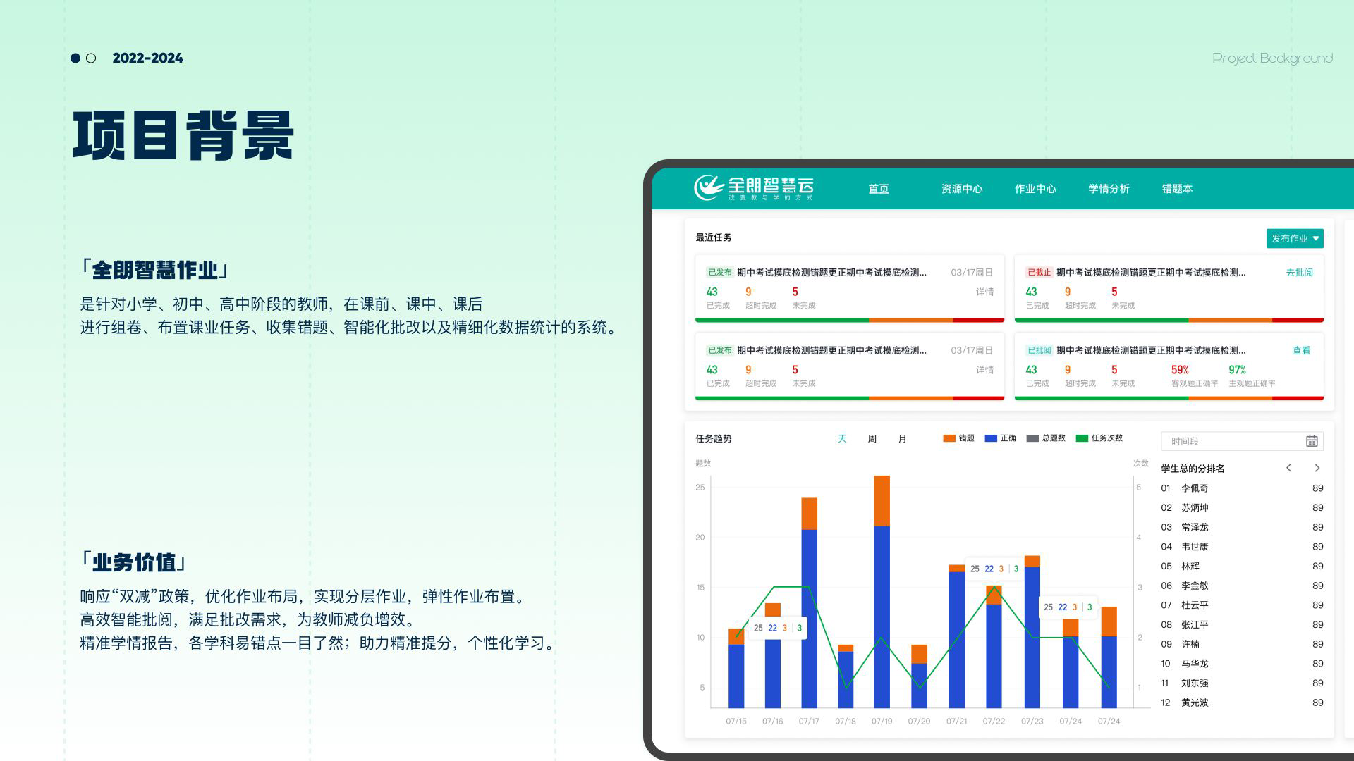 全朗智慧教育云平台与智慧作业系统
